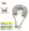 Handheld Silver Small Bed Chair Shower Head Sprayer Nozzle Hair Salon Shampoo Washing Water Hose 2m 3m Baby Pet Tool Small