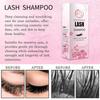 Gentle and Delicate Eyelash Extension Cleanser Safe Lash Foam Shampoo  for Salon and Home Use