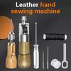 Кожа Швейная Машина Прошивочное Шило Набор Ниток Ручной Speedy Stitcher DIY Ремесленные Рабочие Инструменты Набор Инструменты для Ремонта Обувщика Холста