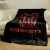 Radiohead Logo Black Blanket for all seasons blanket lunch break throw gift