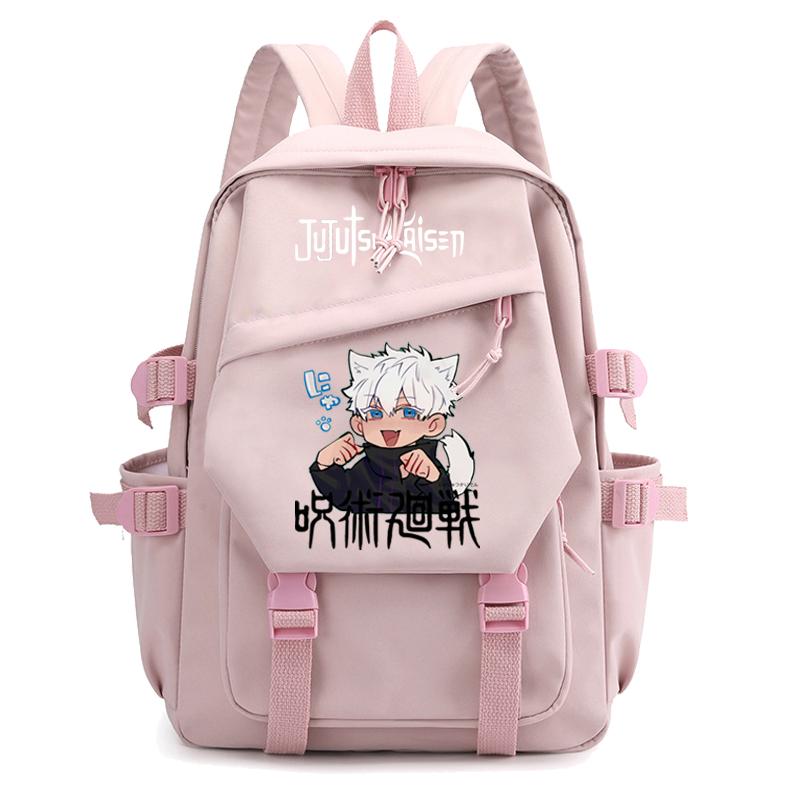 Студенческий рюкзак Kawaii в стиле аниме Kaisen, легкие сумки, рюкзак для мальчиков и девочек, школьная сумка для школы