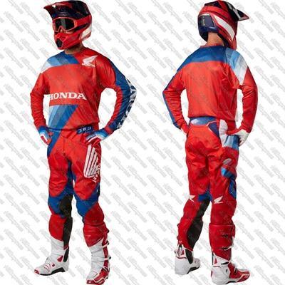 RACING 360 МОТОКРОСС MX КОМПЛЕКТ ШТАНЫ ДЖЕРСИ С ДЛИННЫМ РУКАВОМ Мотоциклетная Футболка Дышащая Быстросохнущая Супер Гонночный Джерси для Мужчин