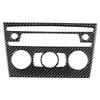 Car Air Conditioning CD Panel Trim Frame Carbon Fiber Decor Fit for E84 X1 2011‑2015