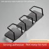 304 Stainless Steel No-Punch Wall-Mounted Kitchen Sponge & Wire Ball Storage Rack