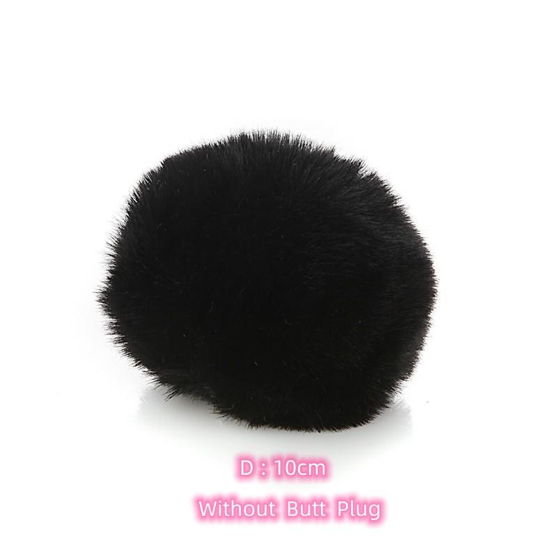 BDSM Faux Fox Tail Anal Plug with Removable Smooth Butt Plug for Men Women Role-playing Adult Games Sex Toys