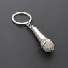 Key Chain Personality Microphone Confession Metal Key Chain Custom Engraved Key Chain Pendant Gift