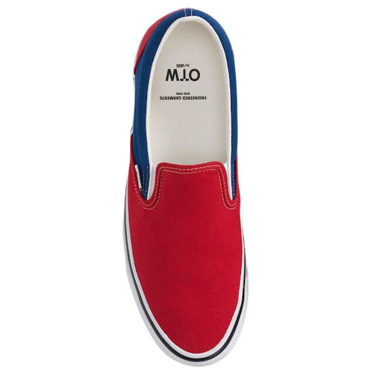 ENGINEERED GARMENTS x Vans Slip on 98 Support Скейтбордические кроссовки Унисекс Красный Синий VN000EBPZ11