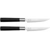 KAI Wasabi Black Steak Knife Set, 2 Pieces (67S-400)