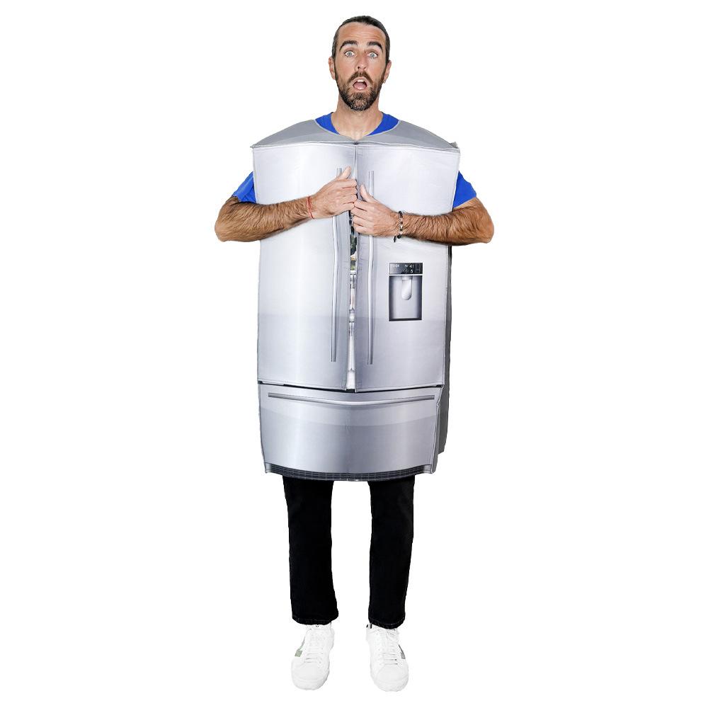 In Stock Creative Halloween Role-Playing Refrigerator Character Cosplay Costumes for Parties and Bars