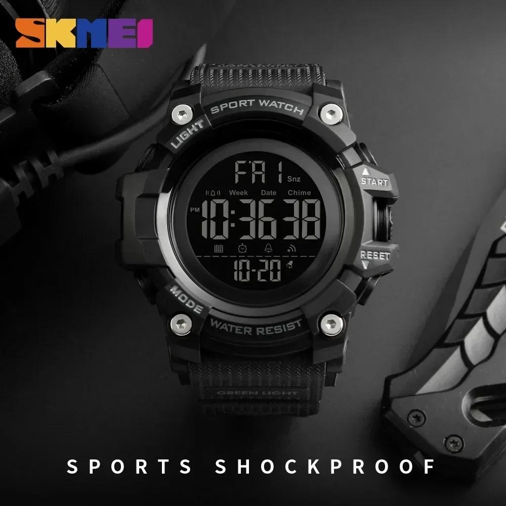 SKMEI 1384 Мягкие часы для мужчин reloj hombre с ударопрочностью, 2 часовых пояса, спортивные часы, секундомер, таймер обратного отсчета, мужские цифровые часы