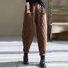 Women's Solid Color Plus-size Cotton Vintage Casual Thickened Haren Pants Pants