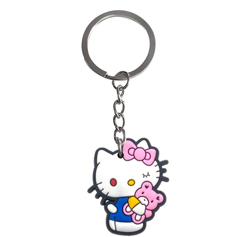 Брелок HelloKitty Мягкий резиновый кулон - Маленький подарочный аксессуар