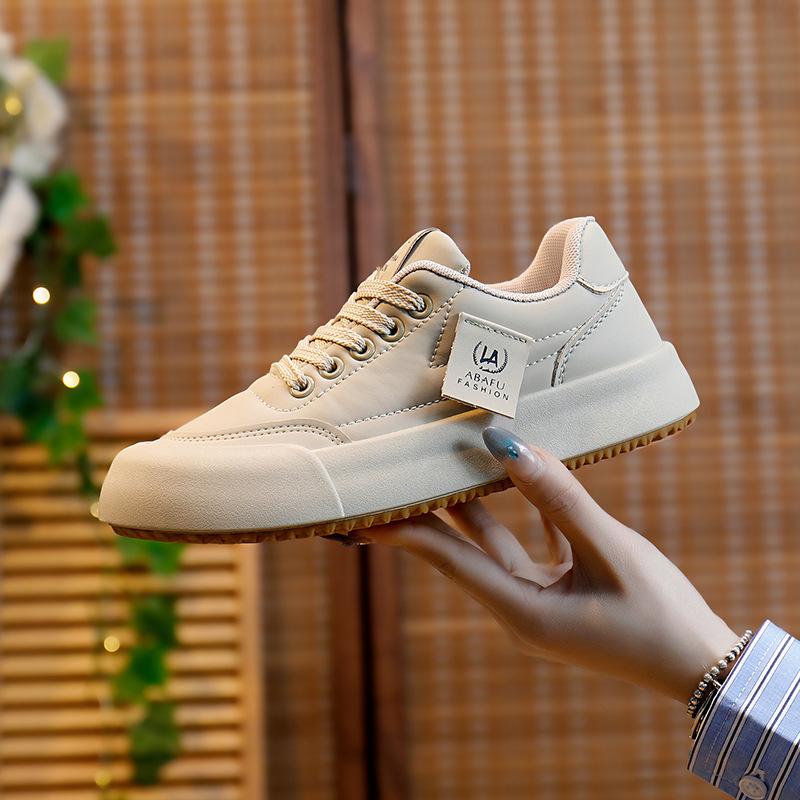 Women's White Shoes New Spring Students All-Match Casual Instagram Shoes Platform Fashion Sneakers