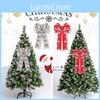 Delightful Holiday Party Decorations With Colorful Christmas Bows In Various Styles