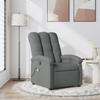 VidaXL Reclining Massage Armchair Dark Grey Fabric 371740