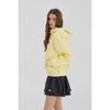 Goxo Modern Fit Zip Up Hoodie Yellow FallIng In Golf