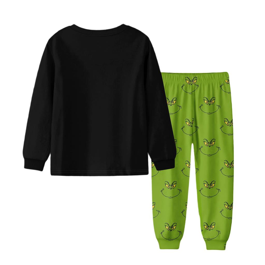 Children's Boys And Girls Thin Two-piece Long-sleeved Pants Two-piece