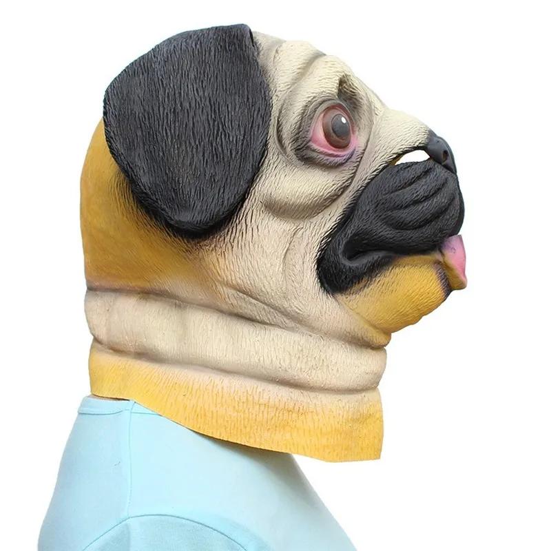 Маска для косплея животных и собак на Хэллоуин, мультяшная латексная маска на Хэллоуин, костюм для вечеринки, реквизит для косплея