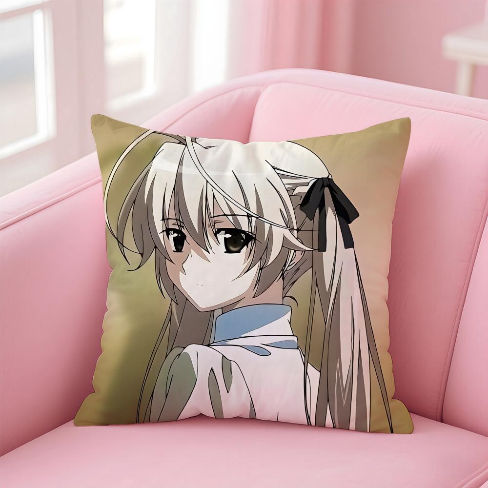 Аниме Y-Yosuga No Sora Наволочка Льняная Наволочка Мягкий Декор Для Дивана Домашней Комнаты
