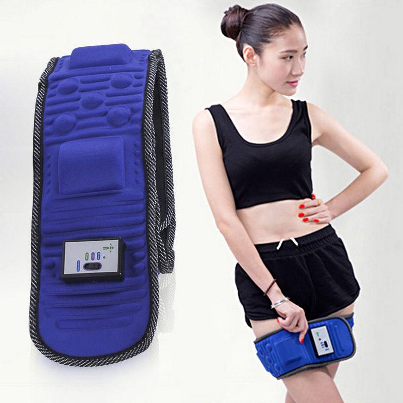 Электрический вибрационный массажер для похудения, пояс, обертывание, сжигание жира, нагревательная машина