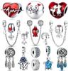 New Charm Design Bead Charm Silver 925 Original Bracelet Ladies DIY Fashion Pendant Jewelry