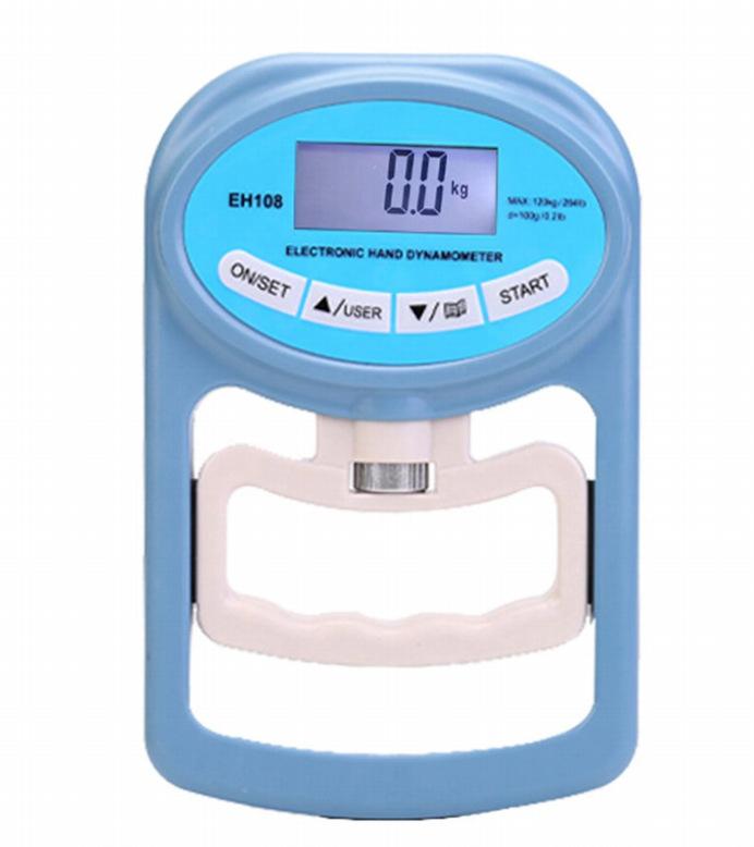 Электронный измеритель силы захвата Измеритель силы тяги Тестер физической подготовки Динамометр для экзамена в средней школе Реабилитационный измеритель силы захвата