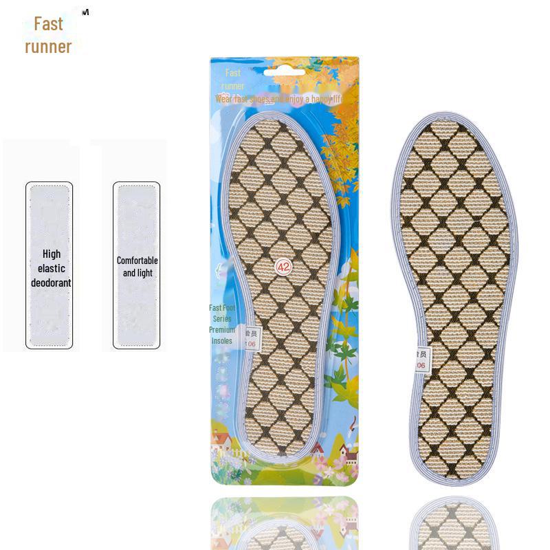 Дезодорирующие стельки QuickFoam: Удобные, эластичные, впитывающие пот, дышащие, подходят для занятий спортом для мужчин и женщин — идеально подходят для любого сезона.