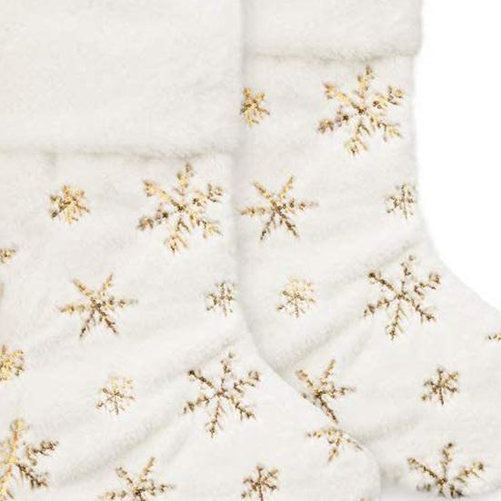 Рождественские носки, практичные снежинки, прочный рождественский чулок, рождественский элемент, плюшевые висячие носки, подарки, носки на Рождество