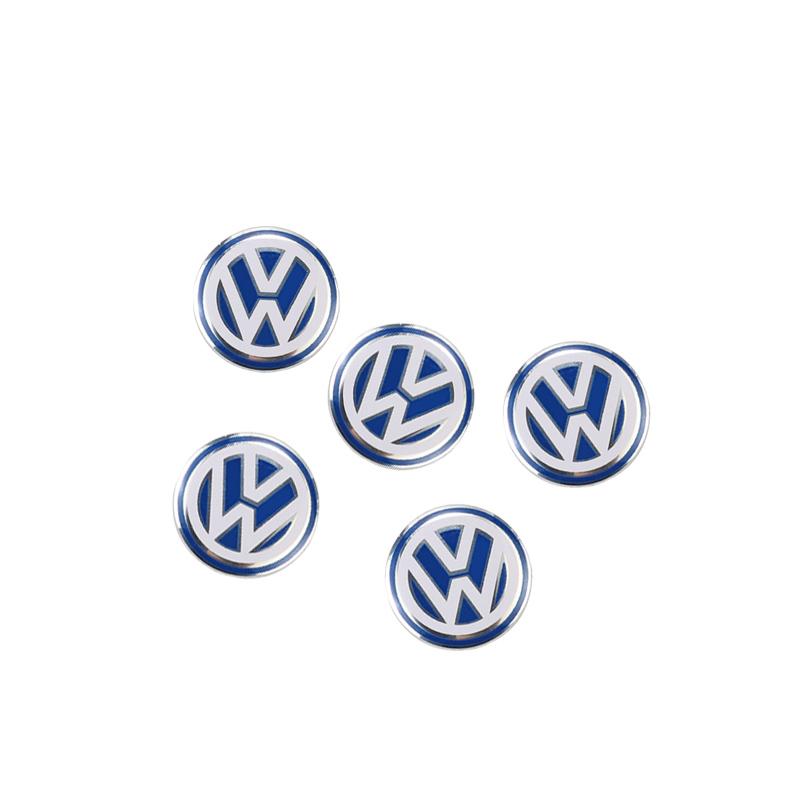 2026 Горячие Для Volkswagen VW 5/10 шт. 14 мм Значок Логотип Металлические Наклейки На Ключ Автомобиля Для VW GTI Polo Golf Passat Tiguan Arteo