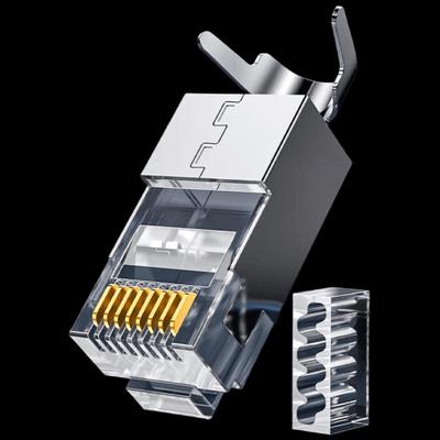 Экранированный Ethernet-коннектор RJ45 Cat6A Shengwei