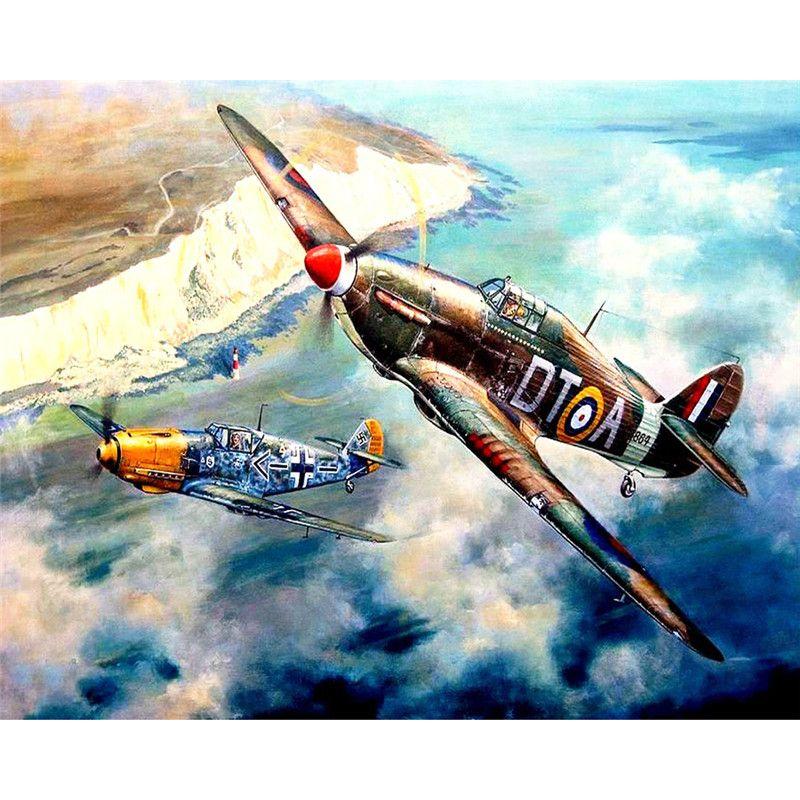 Новый 5d Diy алмазная живопись истребитель Алмазная вышивка полная дрель стразы алмазная живопись мозаика домашний декор вышивка крестом