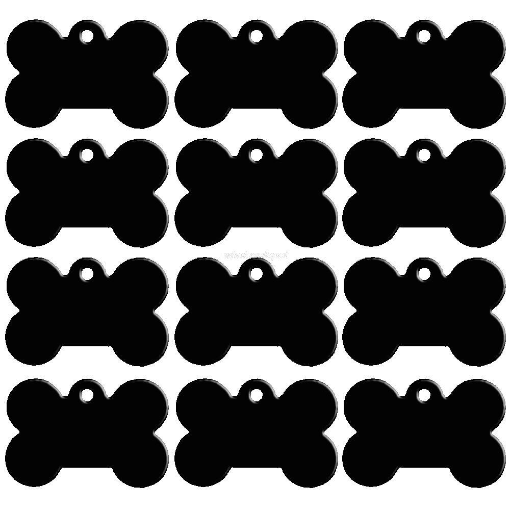 20 шт./лот, идентификационные бирки для собак, двухсторонние, в форме косточки, персонализированные бирки для щенков и собак, индивидуальные имена для кошек и домашних животных, номер телефона. Тег