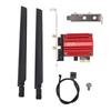 AX210 PCIE WiFi Card 5374Mbps 2.4G 5.8G 6G 3 Bands Wireless WiFi 6 Card with Bluetooth 5.3 for WIN