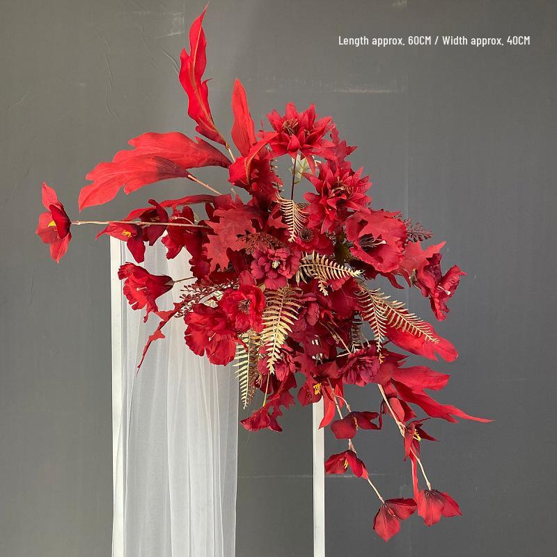 Искусственный Цветочный Декор для Свадебного Места Проведения: для Дорожки, Сцены и Банкетного Зала