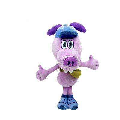 Новая 25 см Inside Out 2 Bloofy Plush Anime Purple Pig Figure Plushie Cartoon Doll Movie Periphery Toy Gifts