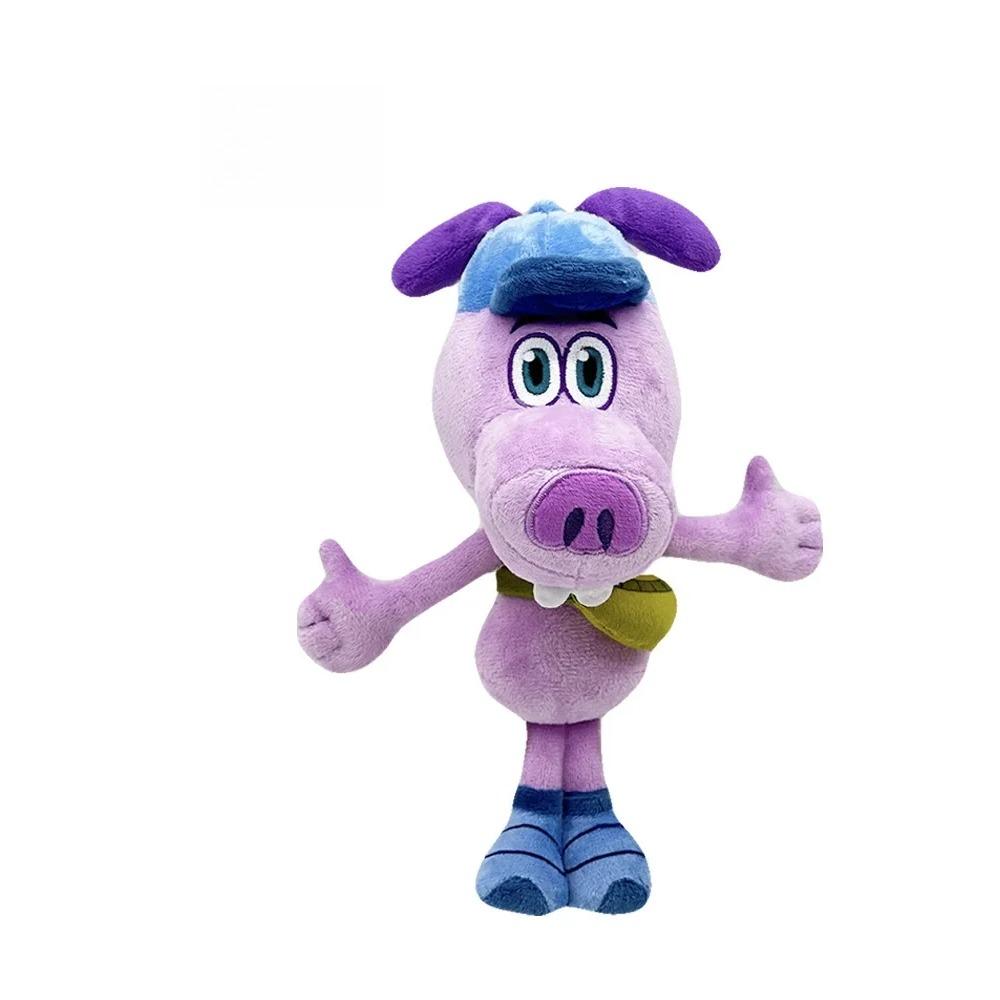 Новая 25 см Inside Out 2 Bloofy Plush Anime Purple Pig Figure Plushie Cartoon Doll Movie Periphery Toy Gifts