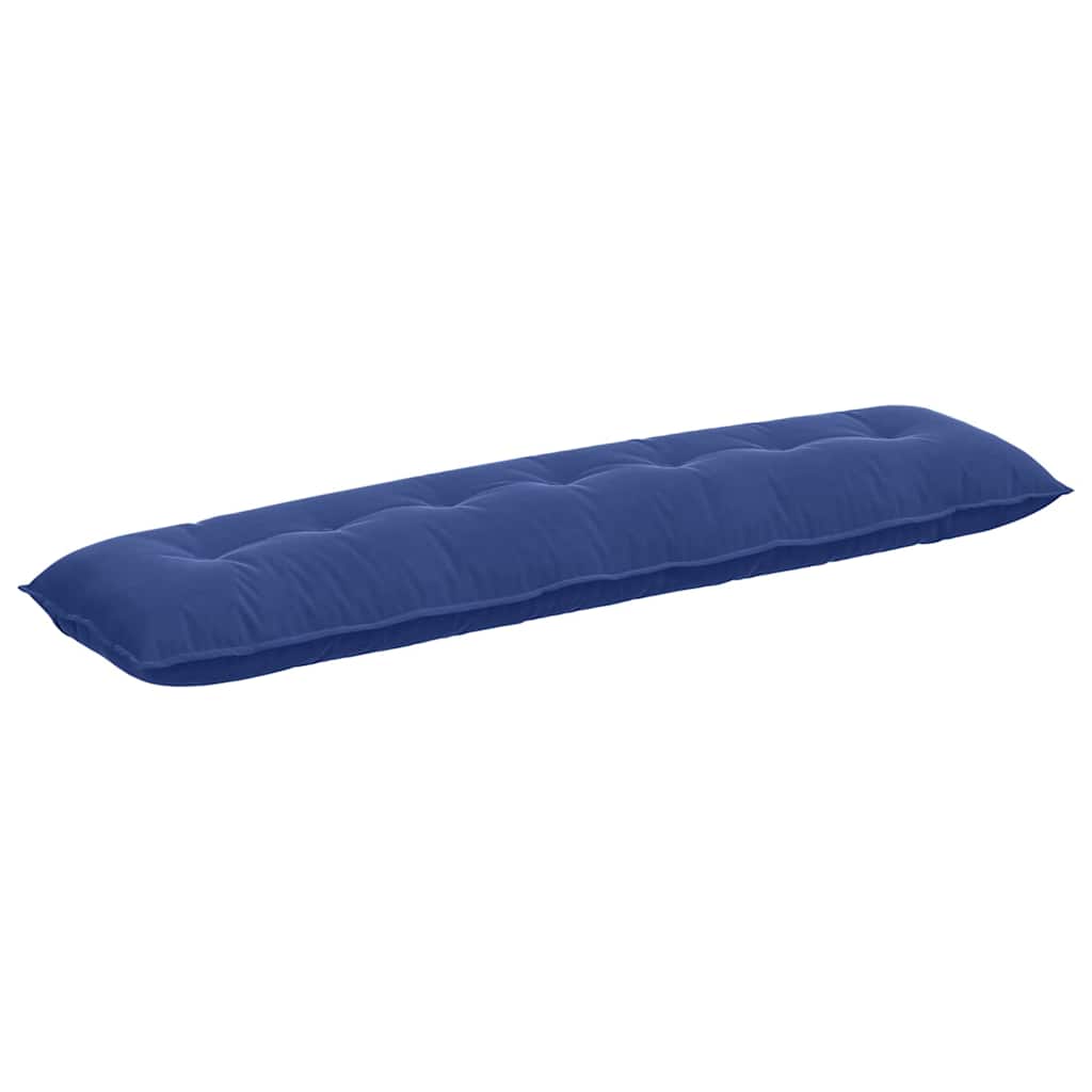 Back Pillow Police Blue 200 x 50 cm Cord Fabric