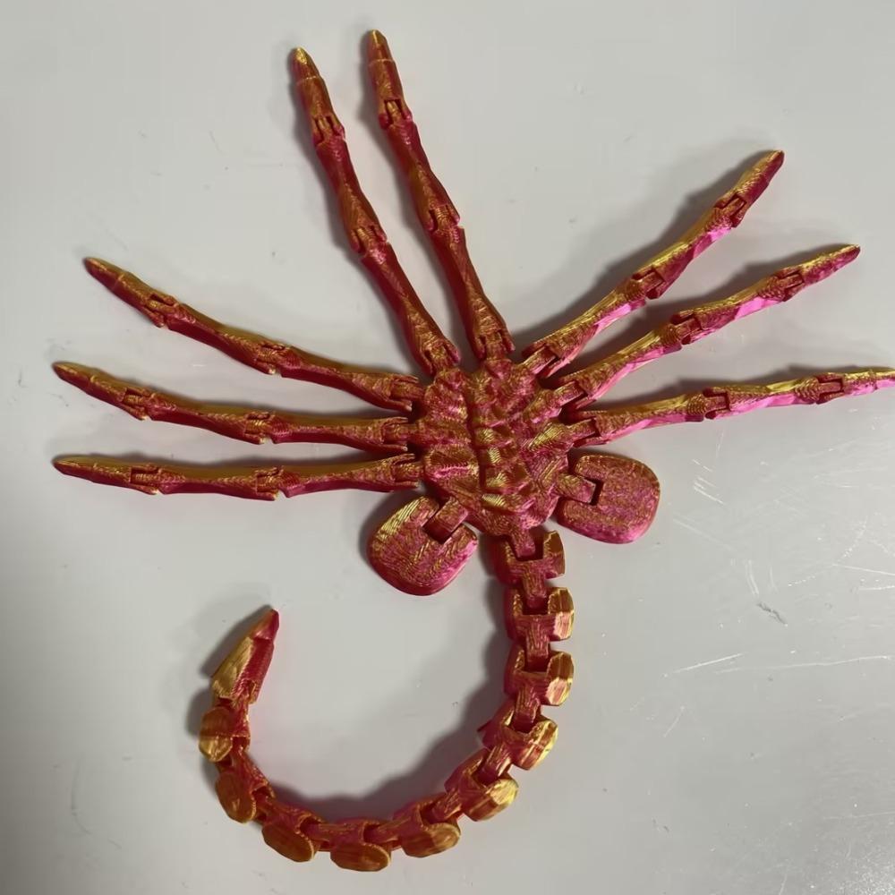 Настольное украшение Модель Чужого Лицехвата с гибкими суставами Модель животного