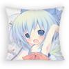TOUHOU Project Cirno Cute Anime Girl Pillow Case Sofa Living Room Bedroom Headboard Backrest Cushion Square Cushion Nap Time
