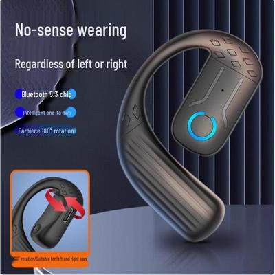 Стерео 5.4 Bluetooth-наушники с заушным креплением и голосовым управлением для спорта (двойное ухо)