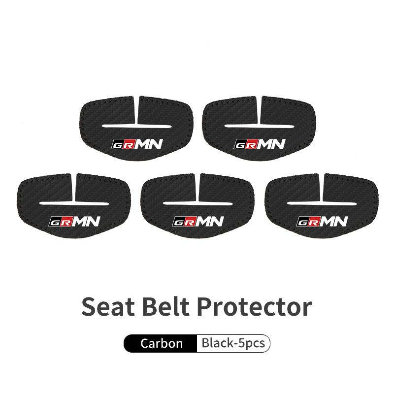 zfjpu3 For Toyota Car Seat Belt Buckle Plug Leather Car Seat Belt Clip Protective Covers GR MN Camry Prius Auris Crown Yaris Corolla