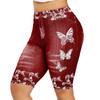 Plus Size 3D Print Capri Leggings For Women Faux Denim Women Fashion Jegging Shorts