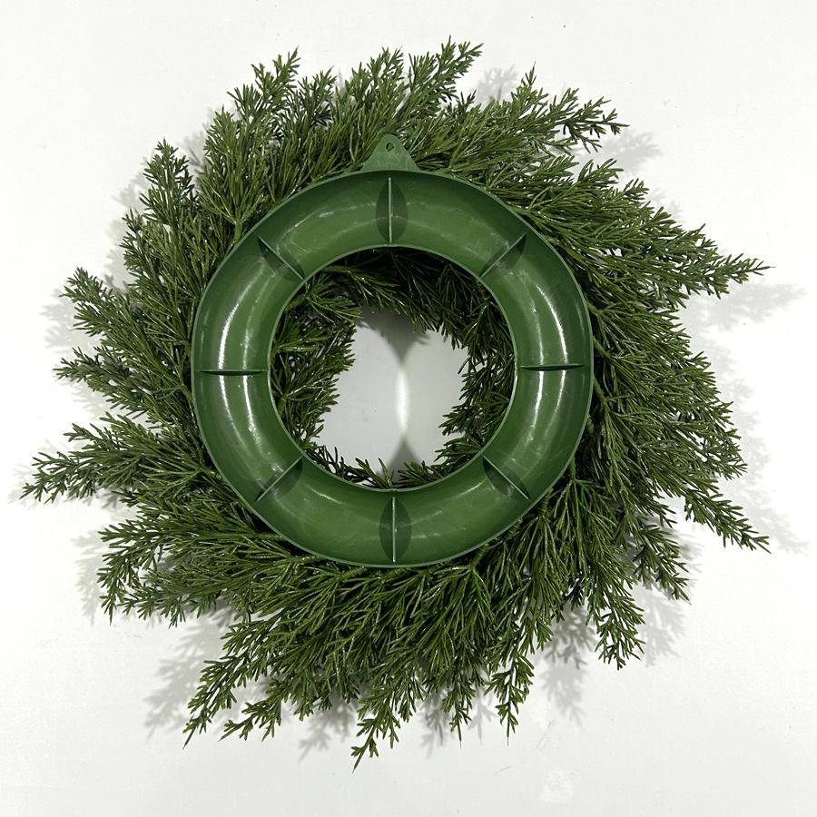 Artificial Pine and Cypress Garland Artificial Pine Needle Green Plant Christmas Window Decoration Home Door Hanging Decoration