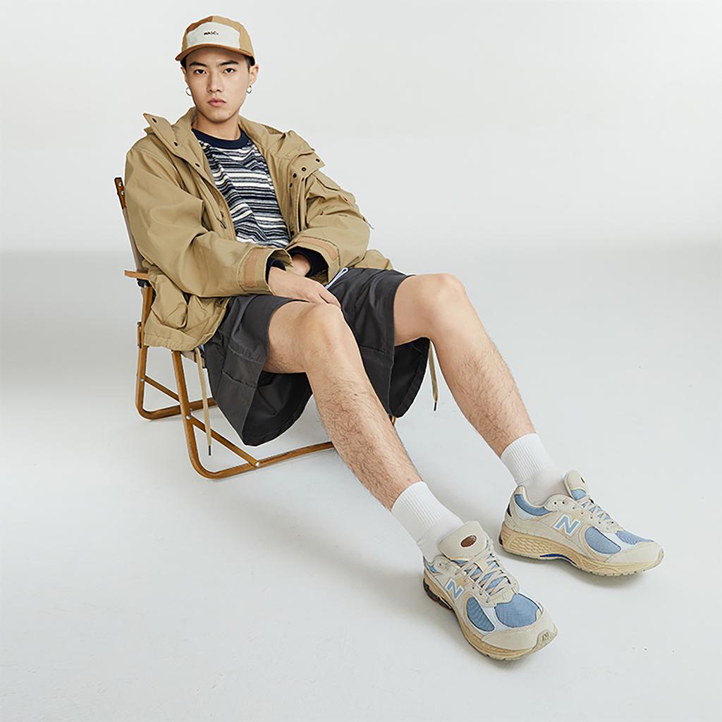 New Balance 2002R Sandstone Timberwolf Унисекс Кроссовки Кремовый Светло-Арктический-Серый M2002RBZ