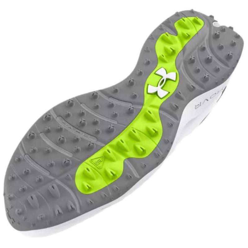 Under Armour Кроссовки для гольфа Drive Pro Spikeless Golf Wide 'White Metallic Gun Metal' 3026921-100