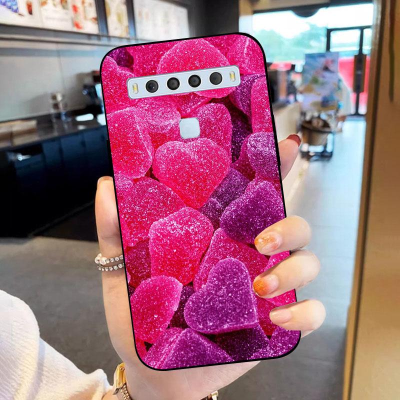 Для чехла TCL 10L T770H T770B Задняя крышка Для чехла TCL 10 Lite Coque Ударопрочный Мягкий ТПУ Силиконовый Чехол для телефона 10 L 10Lite Fundas