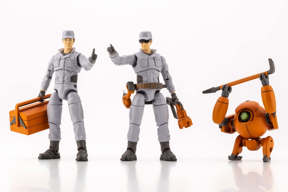 Hexa Gear Governor Engineer Set A Высота 74 мм Масштаб пластиковой модели Цвет литья HG104 приблизительно. 1/24