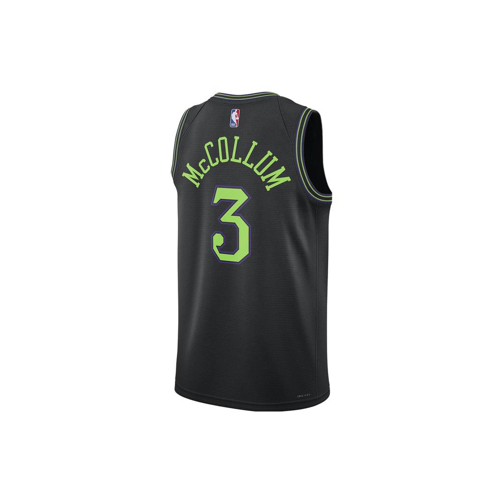 Nike Майка баскетбольная Dri-Fit с буквенно-цифровым принтом колор-блок City Edition сезон 2023/24 мужская черная DX8511-010