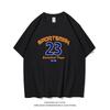 Cross-border New 2023 Summer Tide Brand Letter Cartoon Printing Men's Pure Cotton Loose T-shirt Men's and Women's Short Sleeves Wholesale