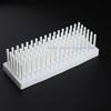 2pcs Lab 66/102column Plastic Test Stand Shelf Tube Rack 20 Holes Laboratory White Centrifuge Tubes Equipment Supplies